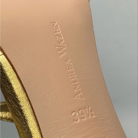 Andrea Wazen Leather & Crystal Pumps size 39.5 - Picture 13 of 13